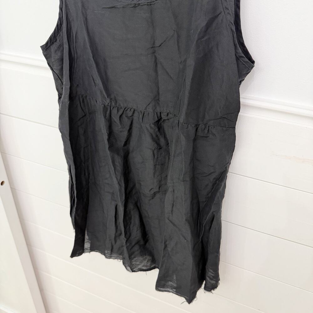 Women’s CP Shades Lot Of Two Tank Tops Black White Silk Blend Size Small S - Picture 4 of 10